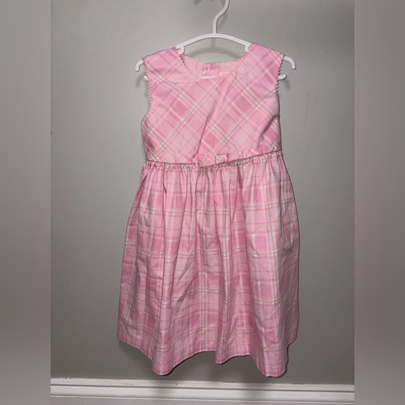 La Princess sleeveless Pink Plaid Dress - Picture 1 of 2